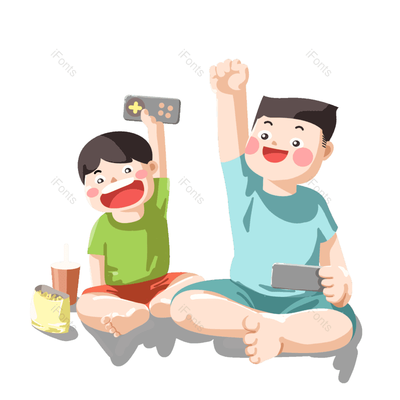 元素图片,父亲节元素,童趣PNG,设计元素免抠素材